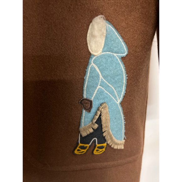 Northern Sun Gemini Fashions Wool Coat Fur trim Collar - Picture 5 of 11